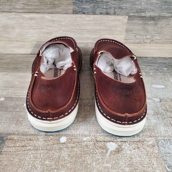 Birkenstock Duma Loafers Mens‎ 8 Womens 10 Mid Brown Suede Slip On Shoes main image 9